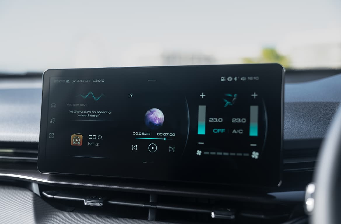 HAVAL H6 GT PHEV connected cabin display
