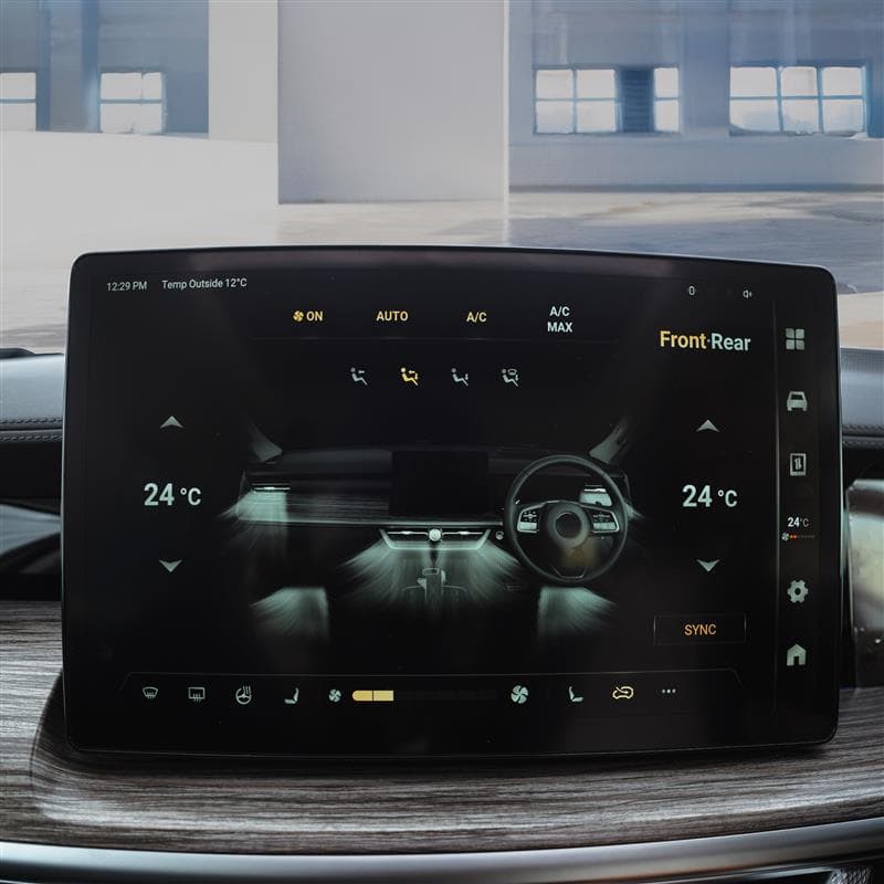 GWM P500 infotainment system