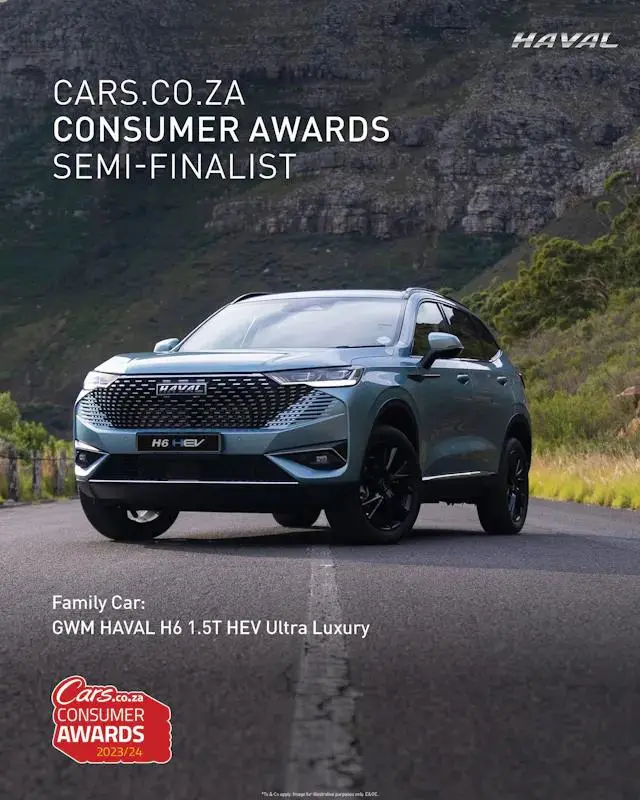 GWM Celebrates Four Semi-Finalists in Cars.Co.Za Consumer Awards