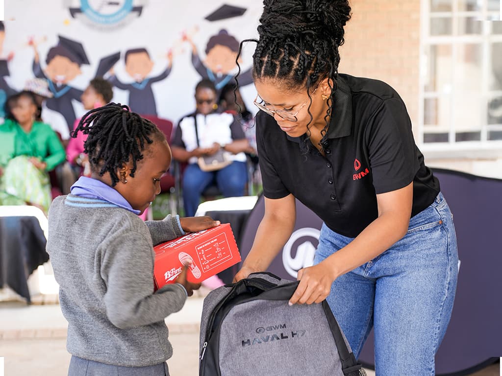 GWM extends CSI commitment through back-to-school support for Foundation Phase learners in Tembisa